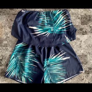Woman’s Strapless Romper